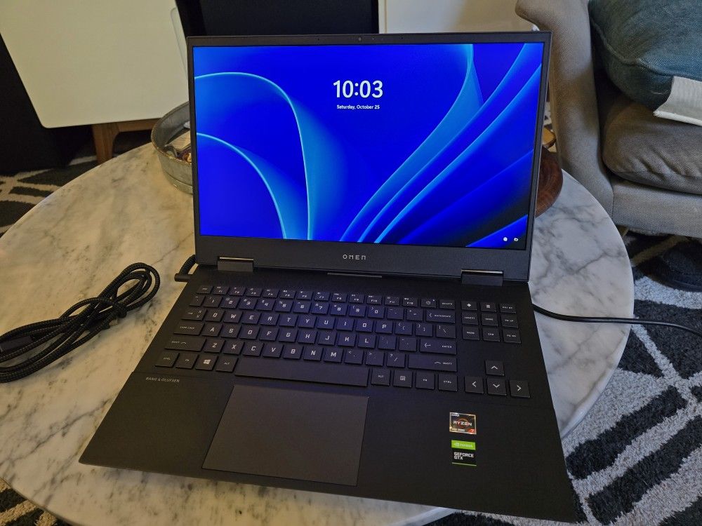 HP Omen Gaming Laptop 15 AMD Ryzen 7 4800H CPU, GTX 1660 Ti GPU