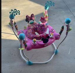 Bright Starts Disney Baby MINNIE MOUSE PeekABoo Baby Activity Center Jumper