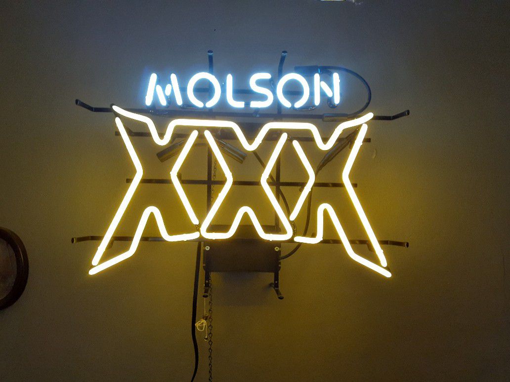 Rare Vintage Fallon Glass Tube Neon Sign