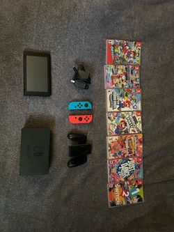 Nintendo Switch + 7 Games