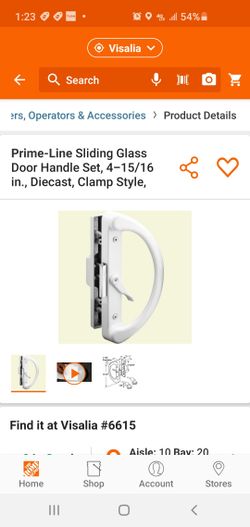 Prime-Line Sliding door handle