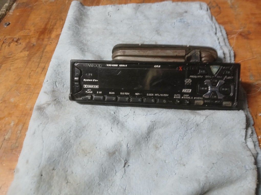 KENWOOD EXCELON KRC-X858 ONLY THE DETACHABLE PLATE