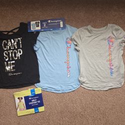 New Champion Tops Size 10/12 $14 ($3.50 Each)