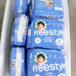 22 diapers each pack is new diapers new