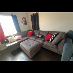 Couch With Ottoman 