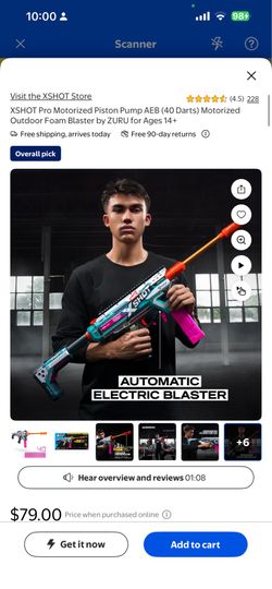 XSHOT Pro Motorized Piston Pump AEB Motorized Outdoor Foam Blaster