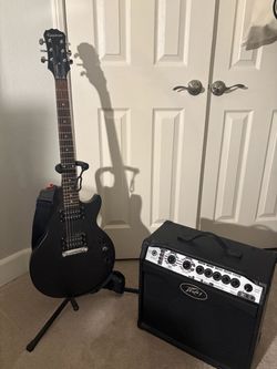 Epiphone special model Les Paul Electric Guitar with Peavey Vypyr Amp VIP-1