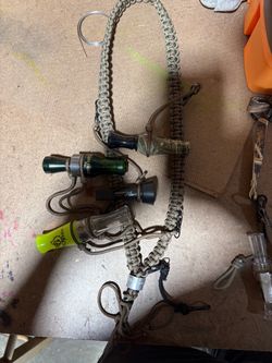 Duck/goose calls with lanyards