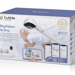 Hubble Connected SkyVision Pro Twin AI-Enhanced HD Smart Camera Baby Monitor (Offers Welcome) 