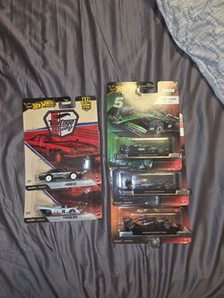 Hot Wheels Premium Die-Cast Car Lot of 5