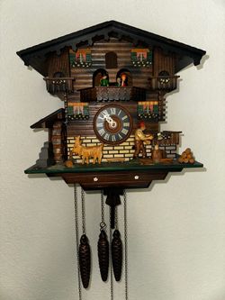 New Vintage Blackforest Musical Cuckoo Clock