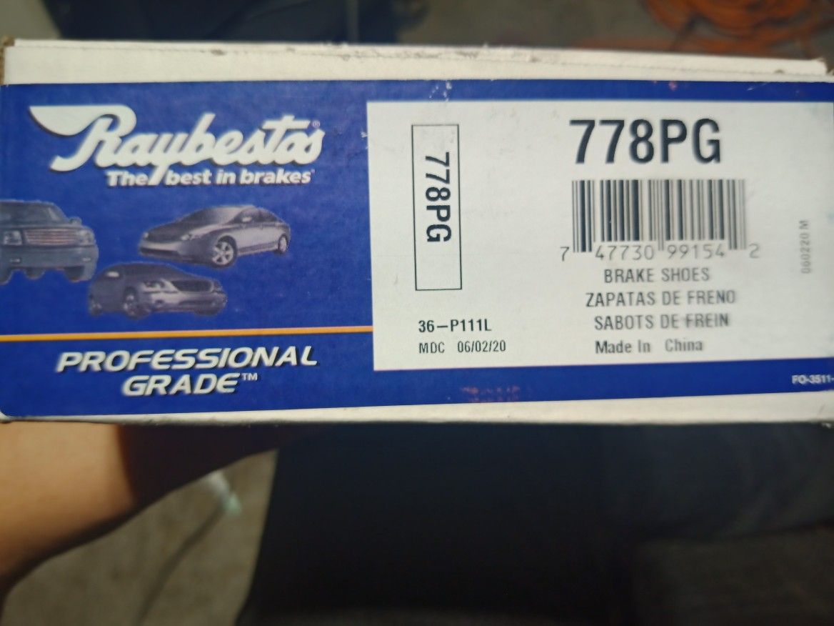 Raybestos brake shoes 778PG