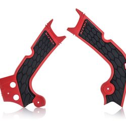 Acerbis X-Grip Frame Guard (RED/BLACK) For 17-18 HONDA CRF450R