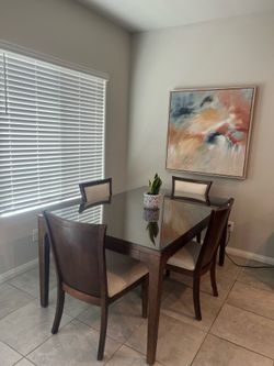 Dining table We accept credit cards!!