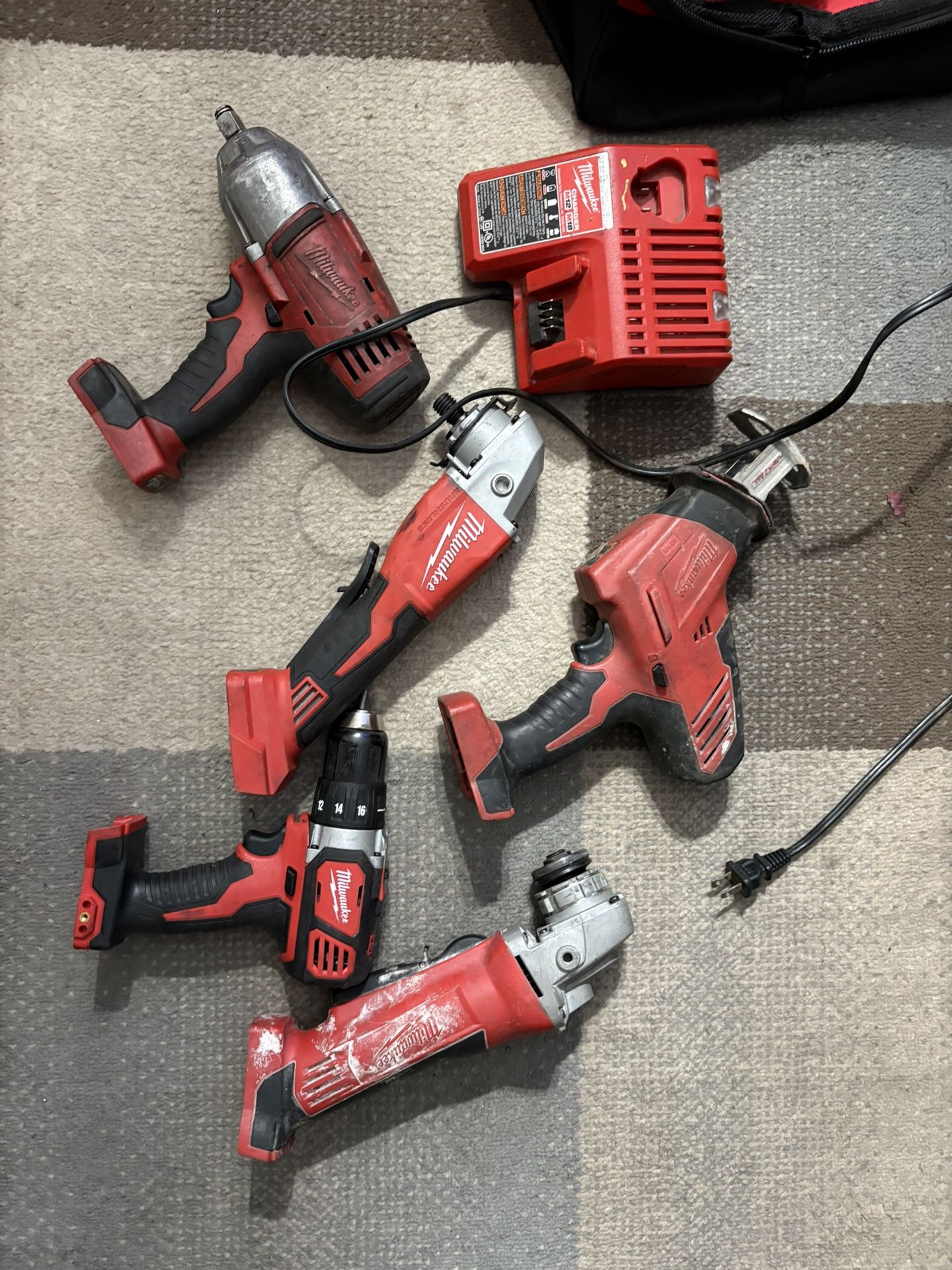 Milwaukee 18 V Power Tools Used