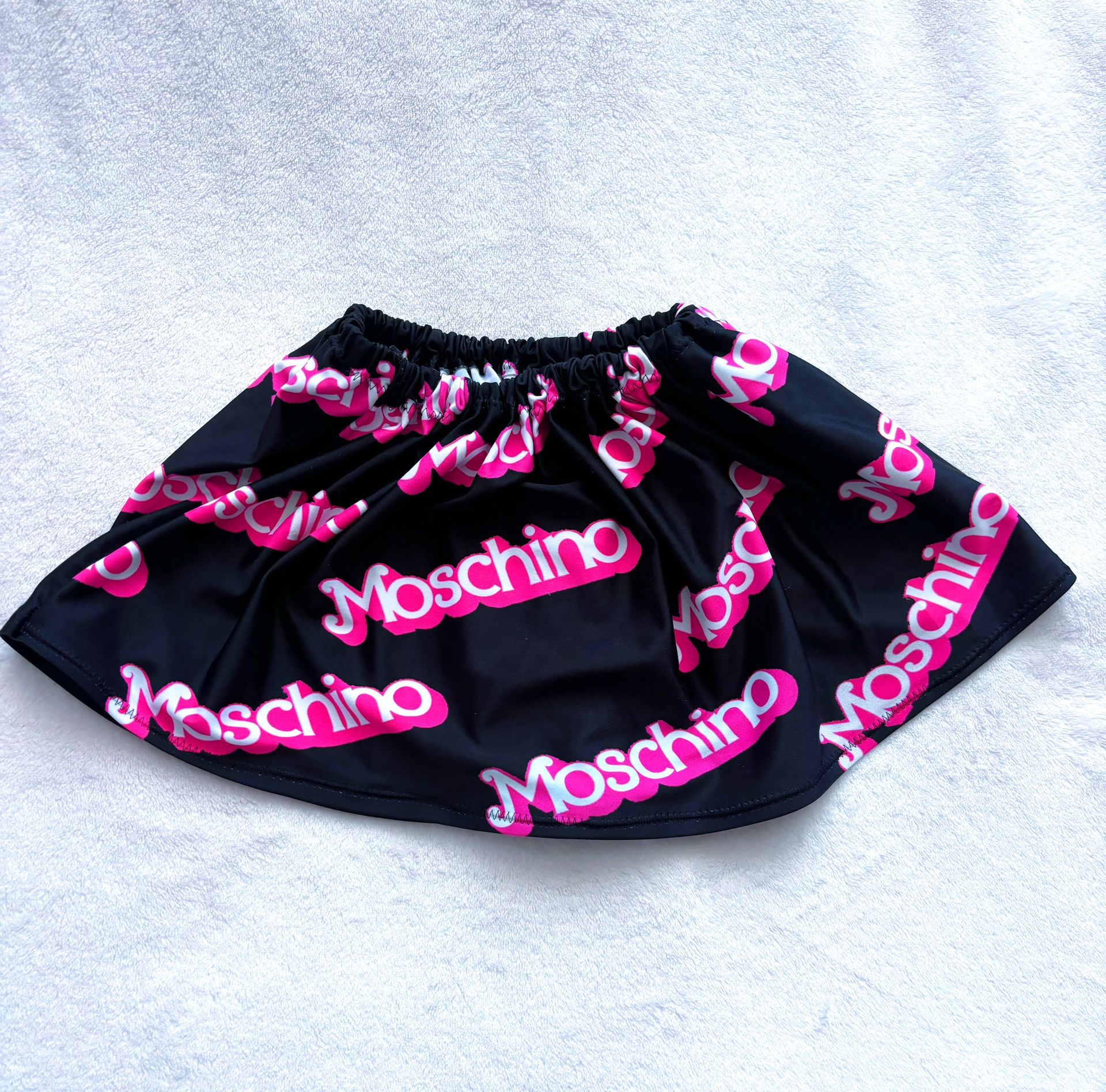 ✨NEW 12-18 MO MOSCHINO SKIRT BLACK PINK KIDS LUXURY ✨