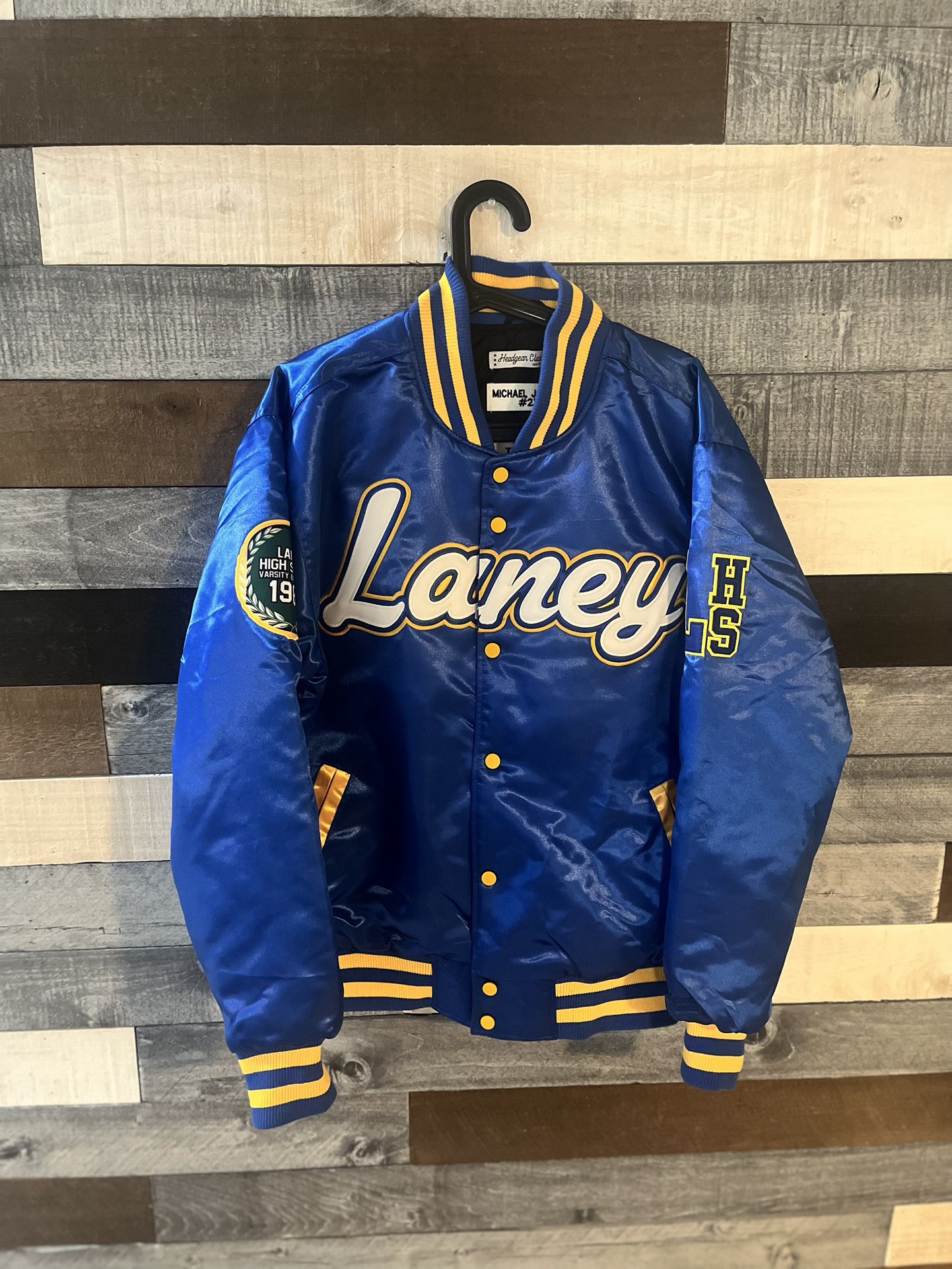 Michael Jordan Laney High School Satin Jacket