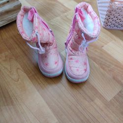 Toddler Girl Snow Boots Size 7