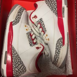 Jordan 3s Curry Cardinal Red