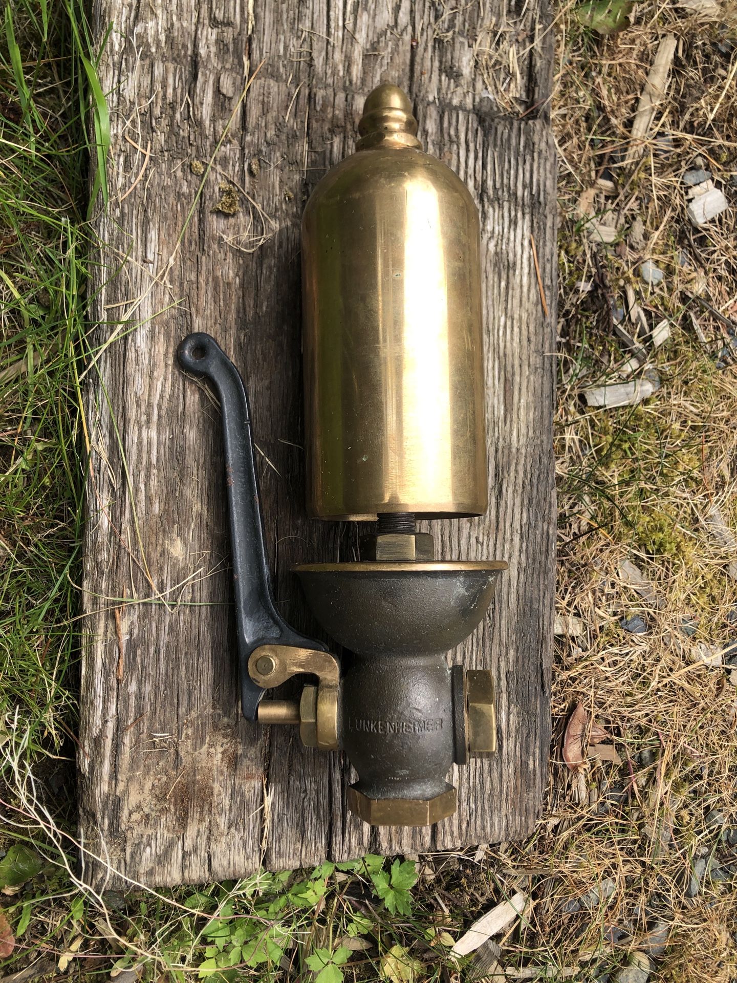 Antique 3” inches LUNKENHEIMER BRASS STEAMPUNK, BOAT