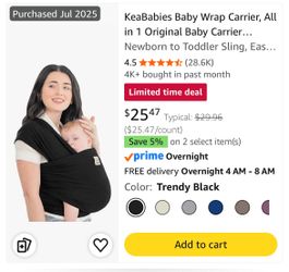 Baby wrap/ Baby carrier