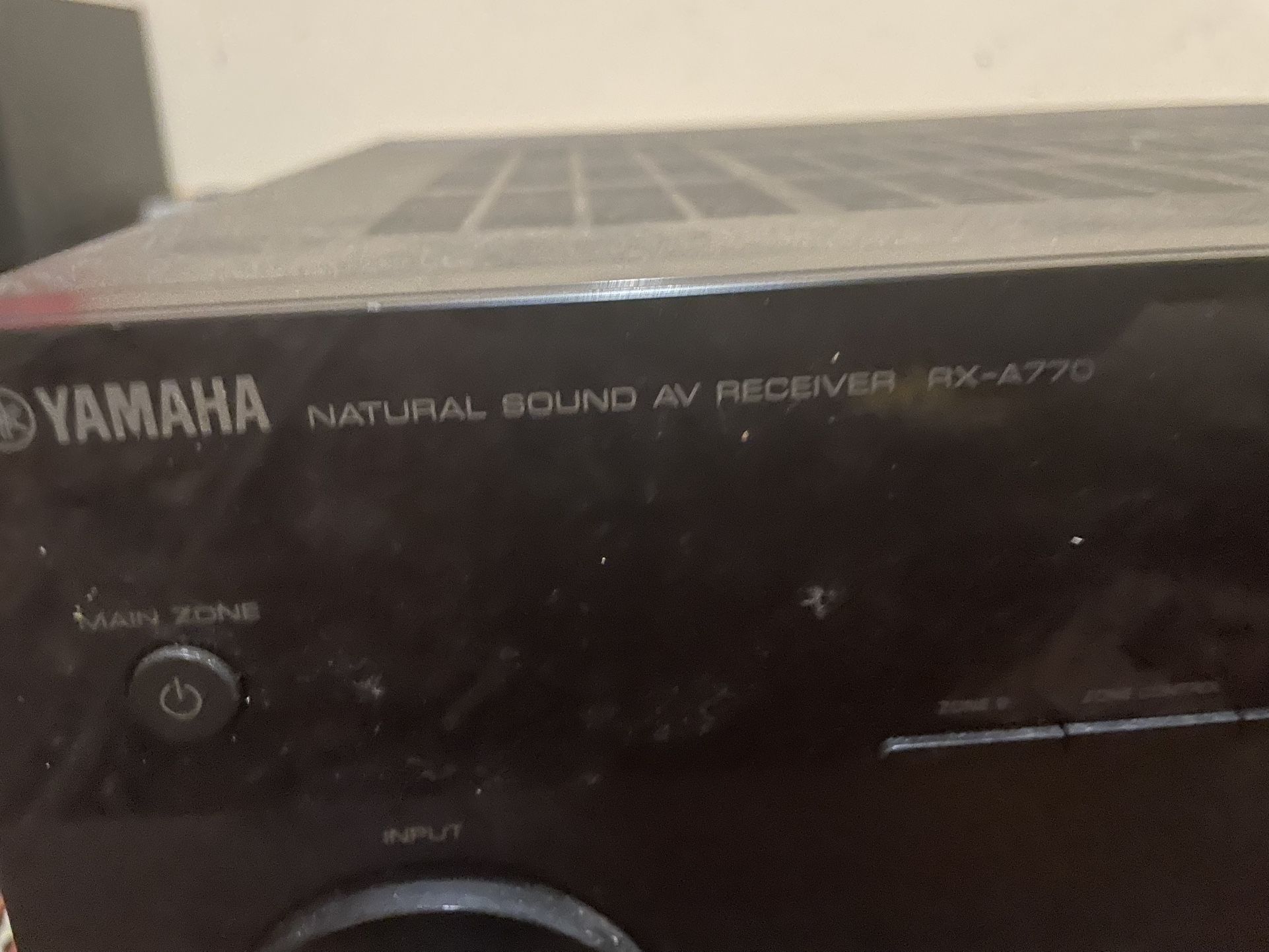 Yamaha Natural Sound AV Receiver RX-A770