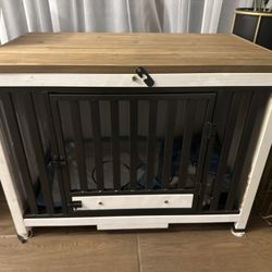 Wooden Dog Cage 