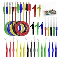 31PCS Back Probe Kit, Banana Plug to Copper Alligator Clip Automotive Test Leads Set