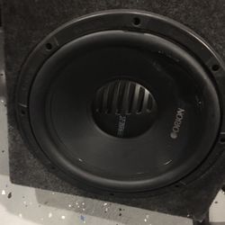 12 inches  Orion 700 inches  In Custom Box 