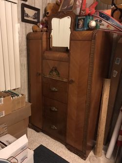 Wardrobe closet antique armoire