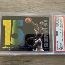 1994 HOOPS BIG NUMBER SHAQUILLE O NEAL RAINBOW PSA 10 POP 2 