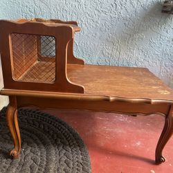 Antique telephone Table 