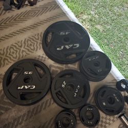 full cap weight plates set