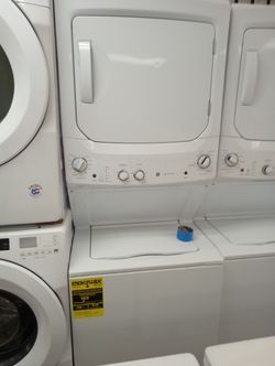 GE Stackable 27" Washer And Dryer Electric 