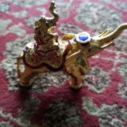 WOW! NOBILITY BEJEWELED BOX ELEPHANT 3859