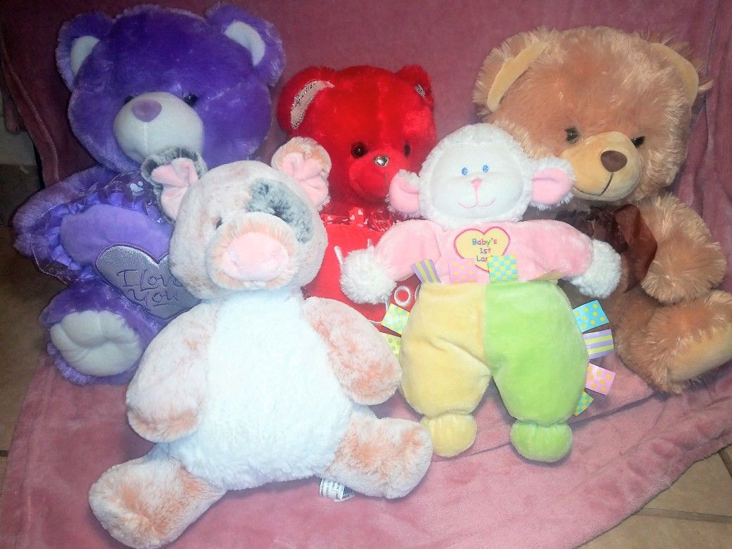 Stuffed Teddy Bears/Animals bundle or single