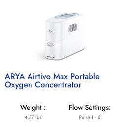Portable Oxygen Machine 
