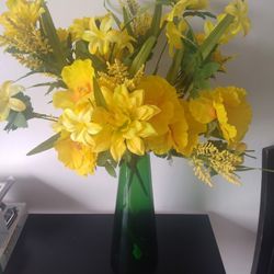 vase with artificial flower
