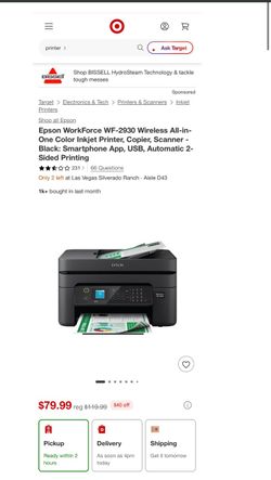 Epson Workforce 2950 Color Printer
