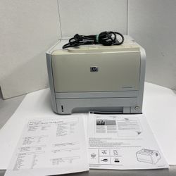 HP LaserJet P2035N Workgroup Monochrome Laser Printer w/TONER & 36k Pgs --TESTED