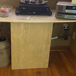 Marble sofa table