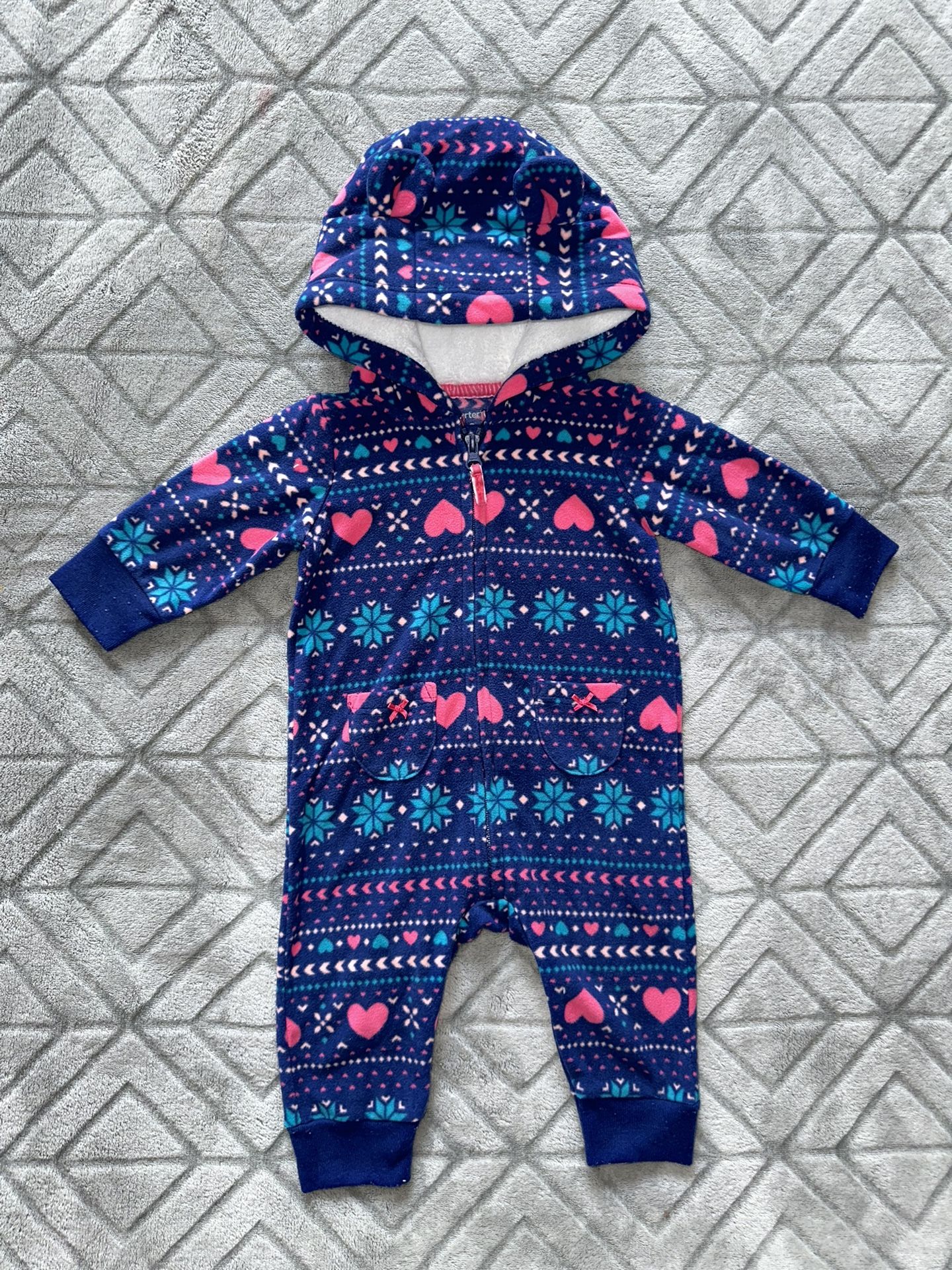 Fleece Outfit For Girl 3mo