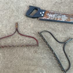 Three Old Tools, The Cutter Is Very Sharp ( NO SHIPPING)