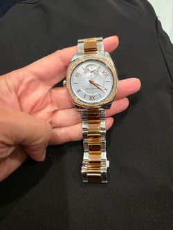Michael Kors Women’s ‘Bryn’ Crystal Two-Tone Stainless Steel
