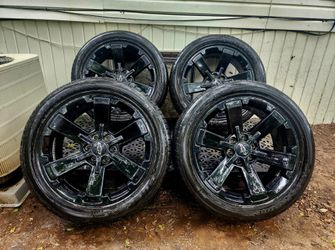 22" OEM Chevy Rims with tires
