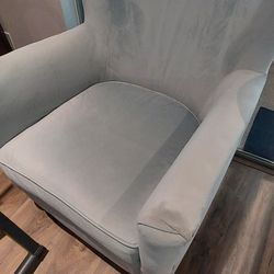 2 Light Blue Chairs