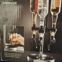 3 Bottle Revolving Liquor Despenser **B rand New