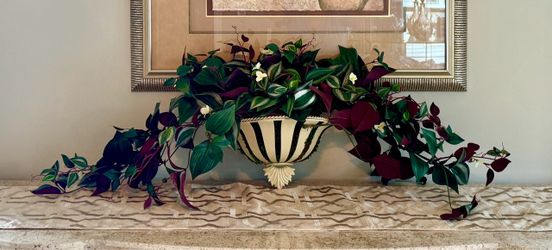 NEW Petals - Lifelike faux wall sconce plant arrangement