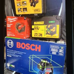 Milwaukee Laser / Dewalt Laser 165’ And 55’/  And BOSCH 