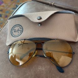 Vintage Ray-Ban, Yellow Sunglasses